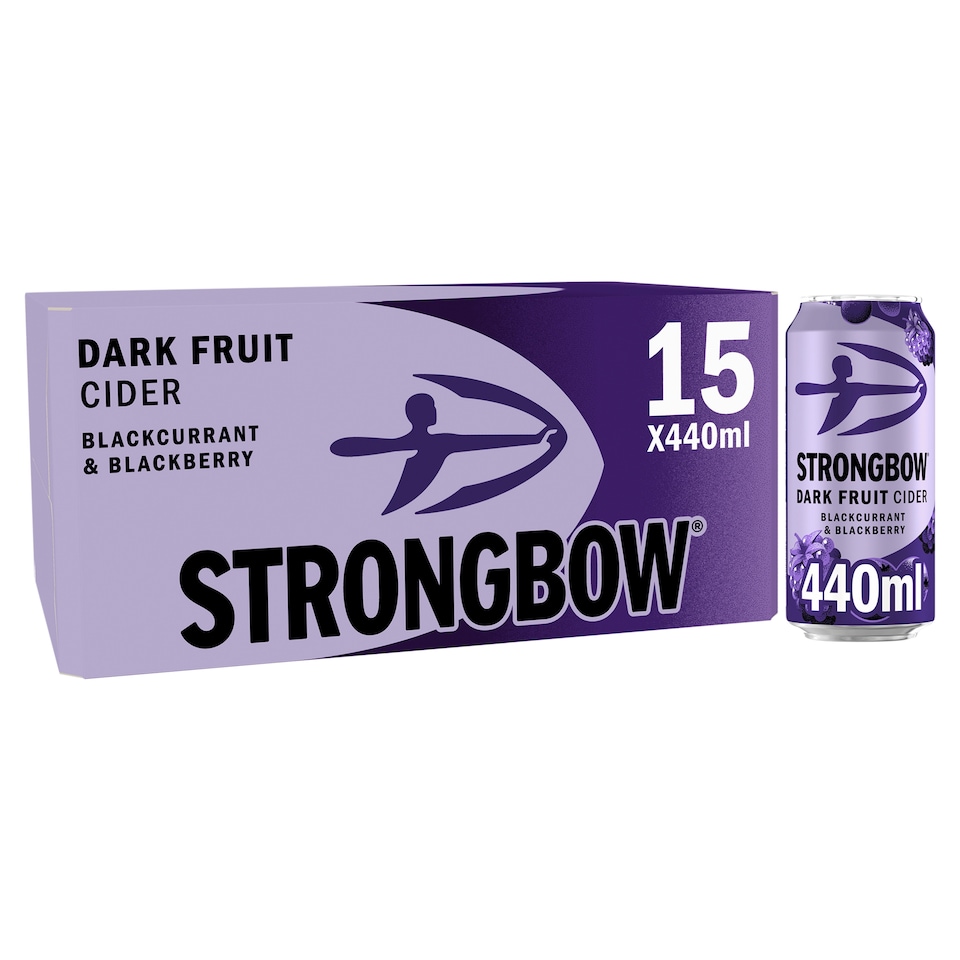 Strongbow Dark Fruit Cider Can 15x440ml