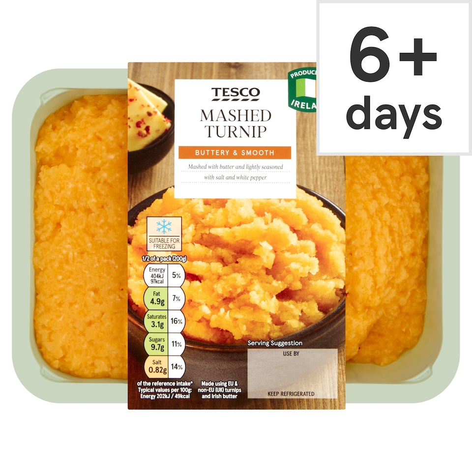 Tesco Mashed Turnip 400G