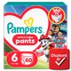 Pampers Active Baby Bugyipelenka Mancs Őrjárat Kiadás, Méret: 6, 60 db Pelenka, 13kg+  1. kép