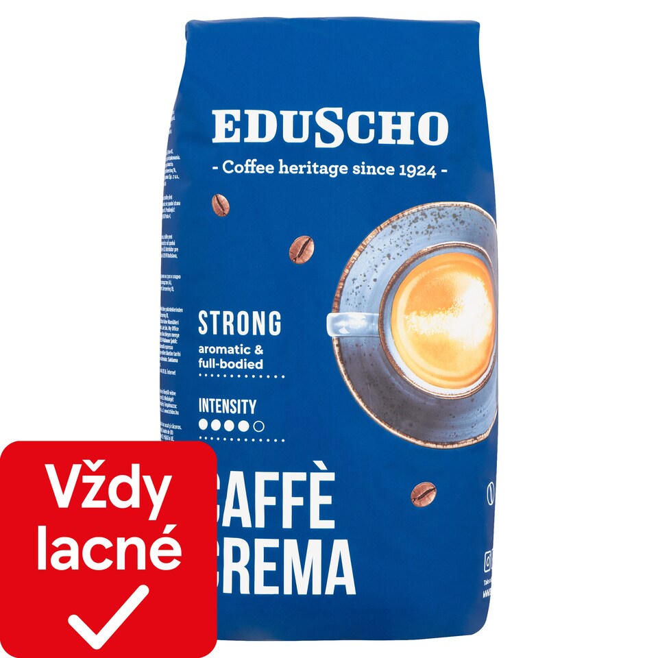 obrázok 1 z Eduscho Caffè Crema Strong pražená zrnková káva 1000 g