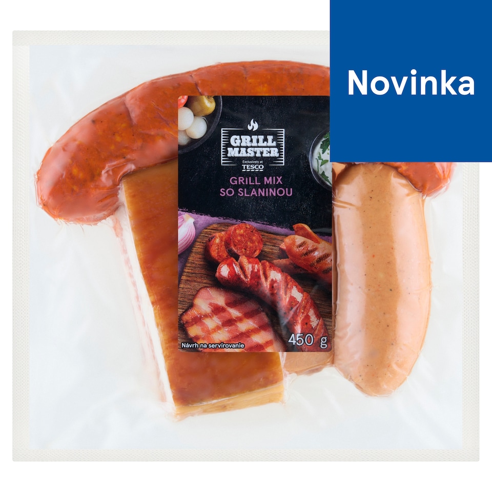 Tesco Grill Master Grill mix so slaninou 450 g