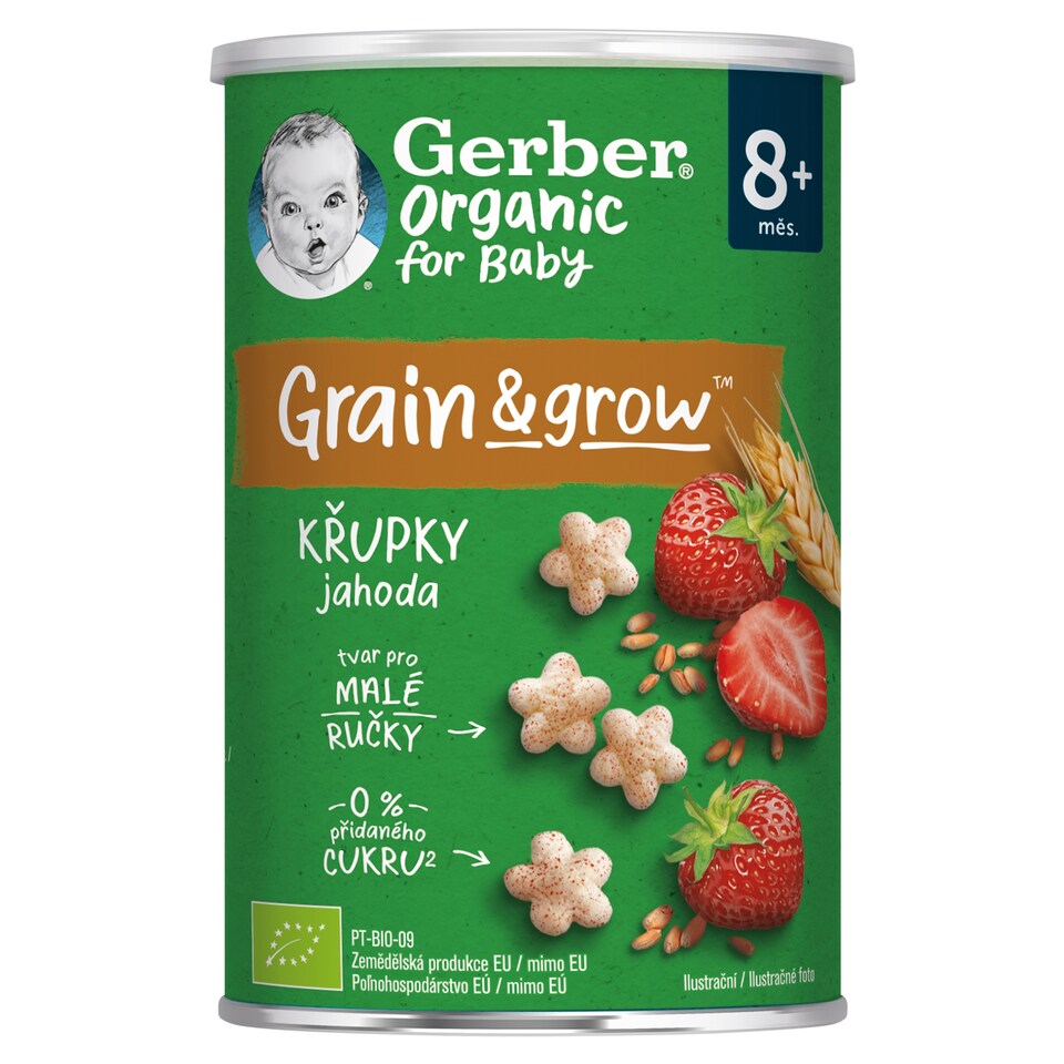 obrázok 1 z GERBER Organic chrumky jahodové 35 g