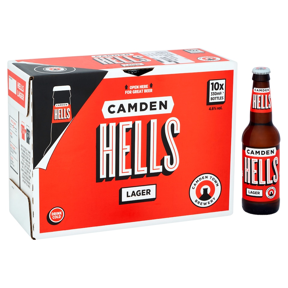 image 1 of Camden Hells Lager 10 X 330Ml