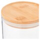 image 2 of Tesco Stacking Round Canister Bamboo Lid 0.95 L