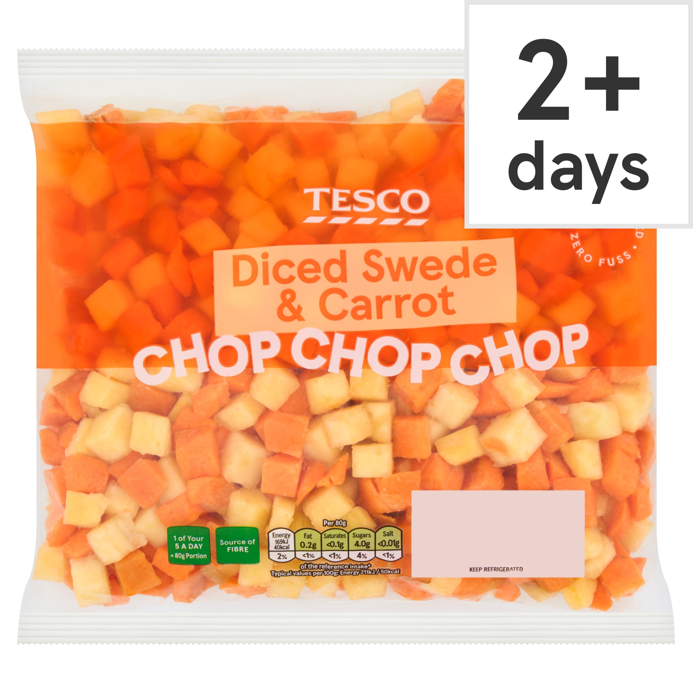 Tesco Diced Swede and Carrot 600g