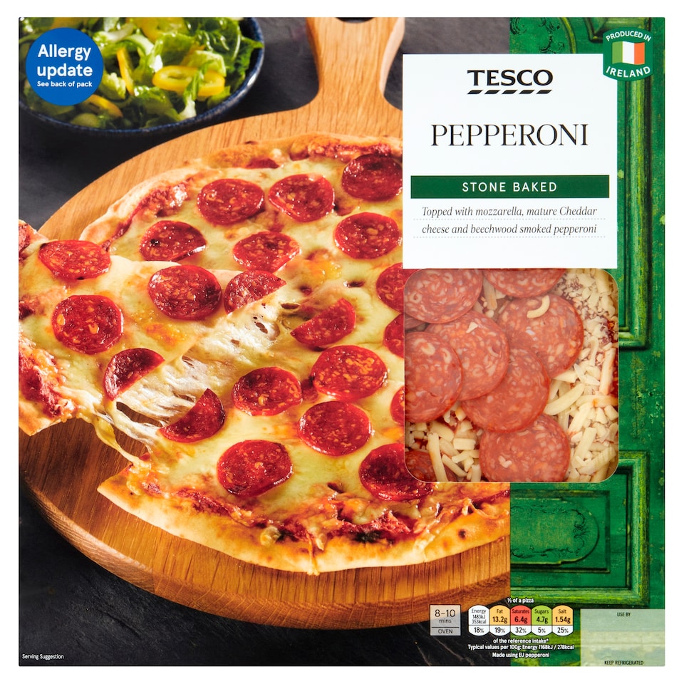 Tesco Pepperoni Pizza 280G