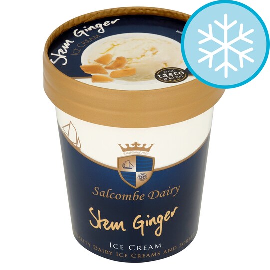 Dairy Stem Ginger Ice Cream 500ml Tesco Groceries