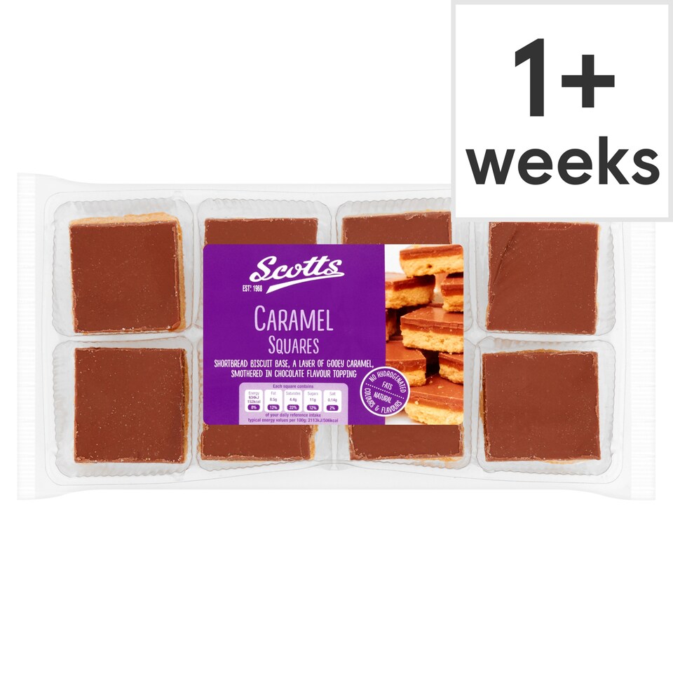 Scotts Bakery Carmel Squares 8 Pack
