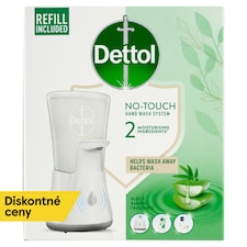 Dettol Bezdotykový dávkovač mydla + náplň aloe a bambus 250 ml