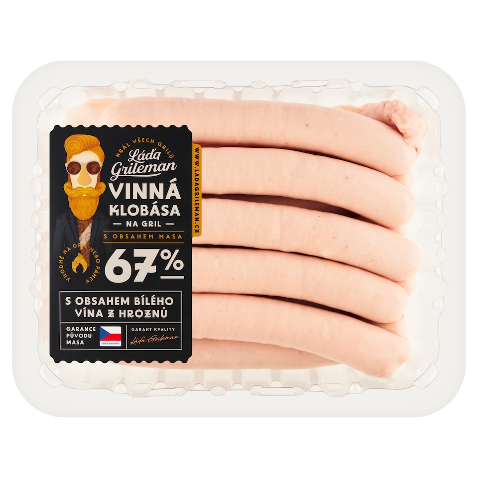 Obrázek 1 pro produkt Vinná klobása na gril 500g