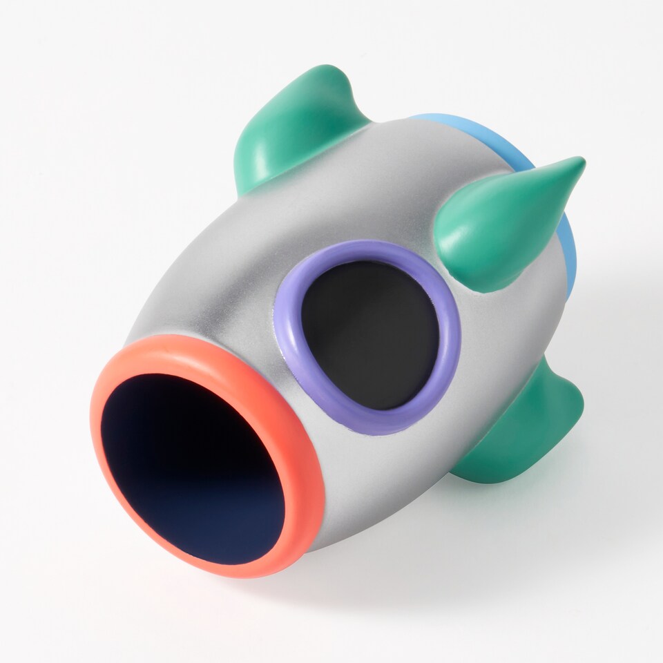 image 1 of  Paperchase Happy Space Rocket Pen Pot