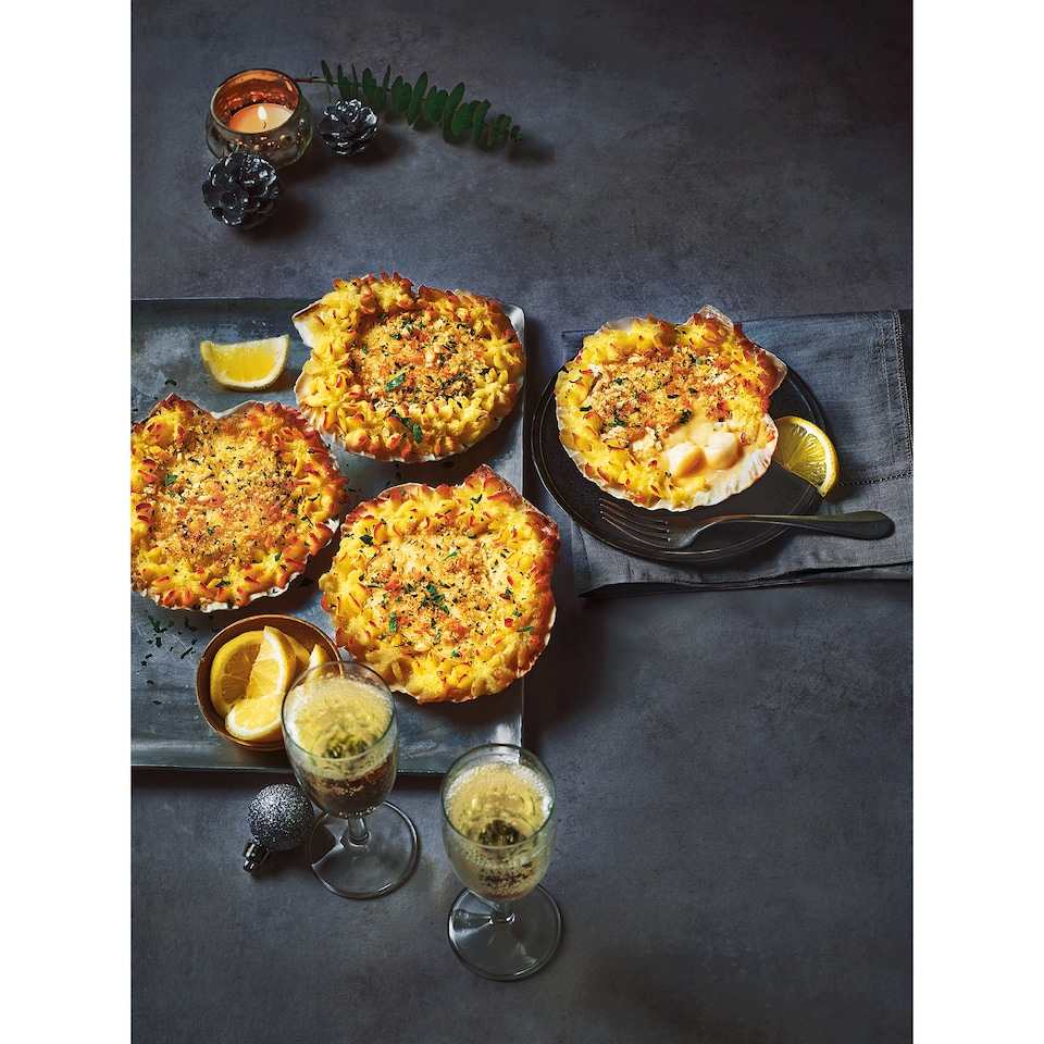 image 1 of 5. Tesco Finest 4 Coquilles St Jacques 600g (Serves 4)