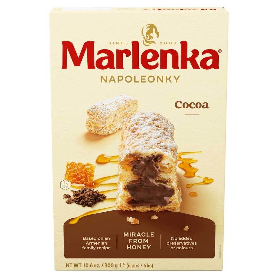 Marlenka Napoleonky s kakaom 6 ks 300 g