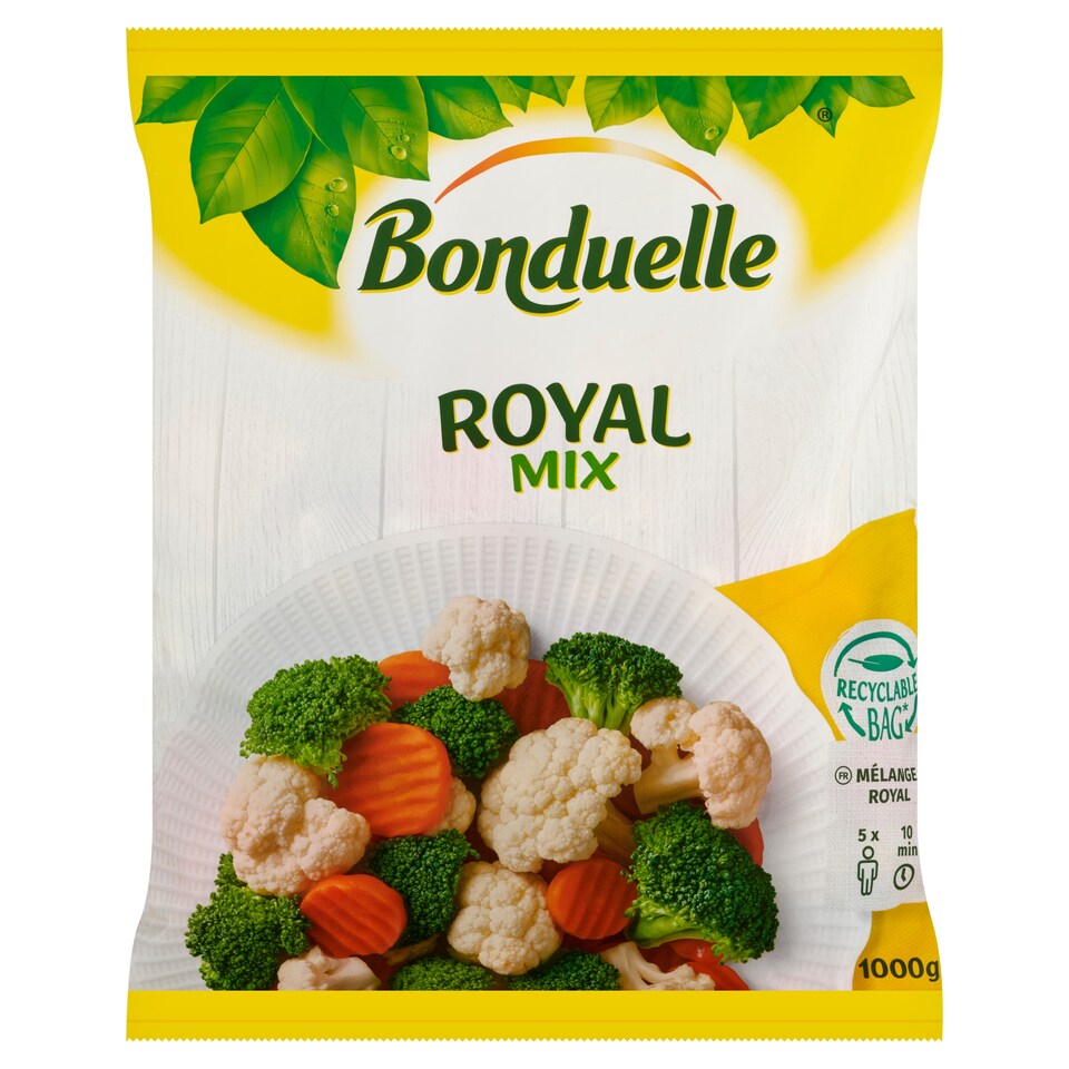 Bonduelle Royal gyorsfagyasztott zöldségkeverék 1000 g  1. kép
