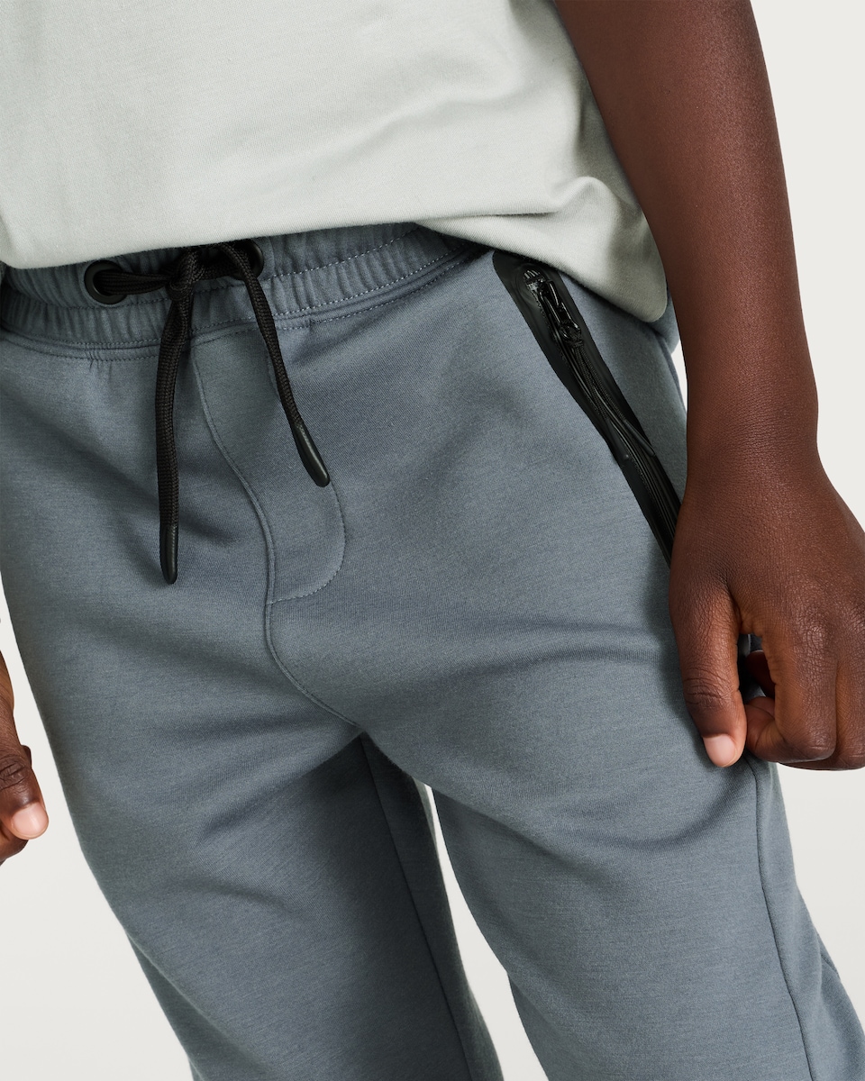 image 1 of 9 Peaks Zip Pocket Joggers in Blue