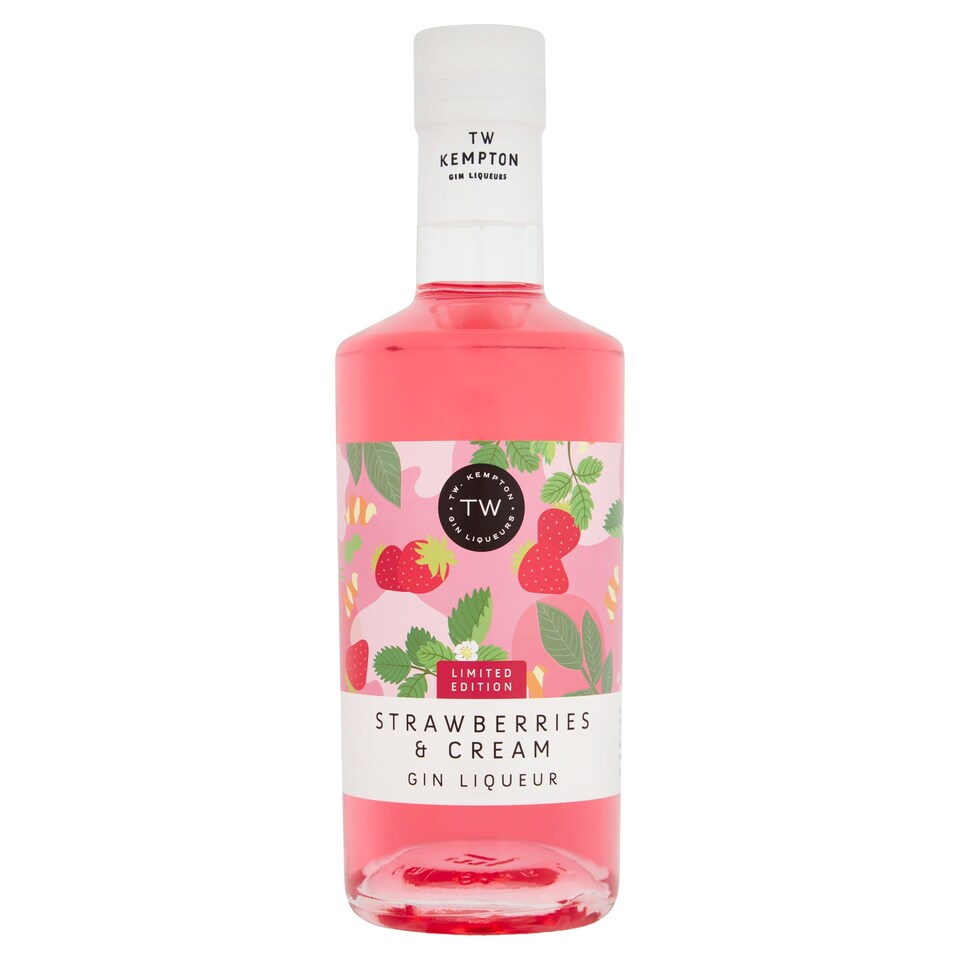 Tw Kempton Strawberries & Cream Gin Liqueur 50Cl