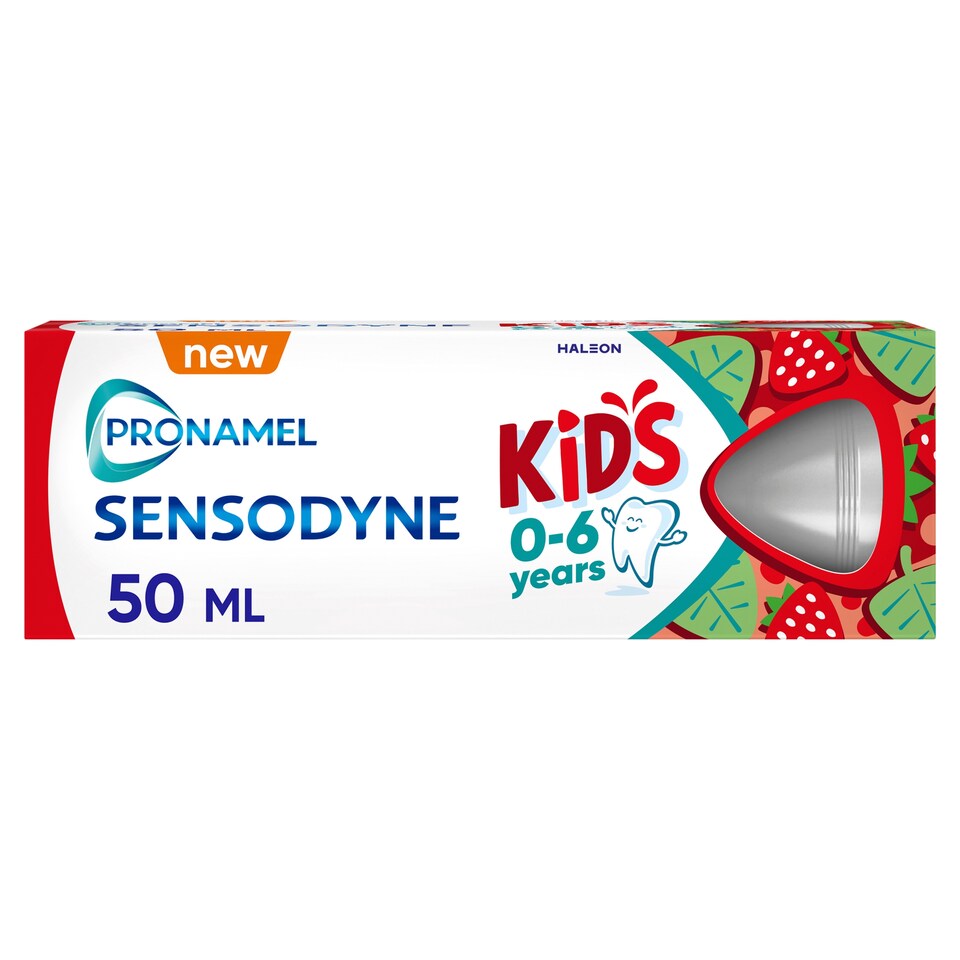 image 1 of Sensodyne Pronamel Kid's Strawberry Flavour Fluoride Toothpaste 0-6 Years 50 ml 