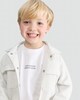 image 3 of F&F Boys 2-Piece Cotton Rich T-Shirt and Shacket Set in Grey