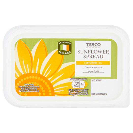 Tesco Sunflower Spread 500G Tesco Groceries