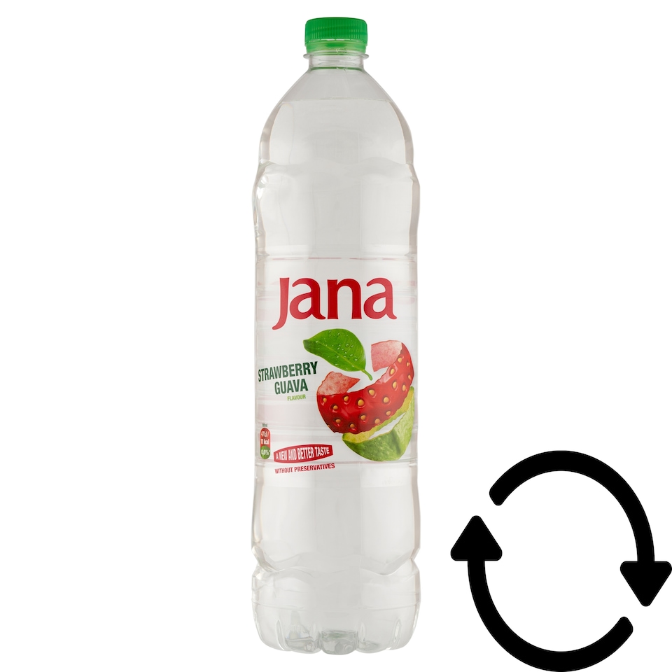 Jana Strawberry Guava Flavoured Low Energy Non-Carbonated Drink 1,5 l