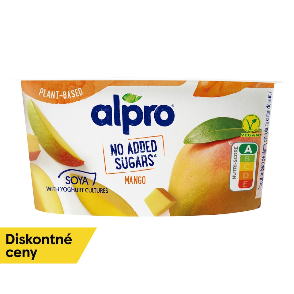 image 1 of Alpro Soy Yogurt Alternative without Added Sugar Mango 135 g