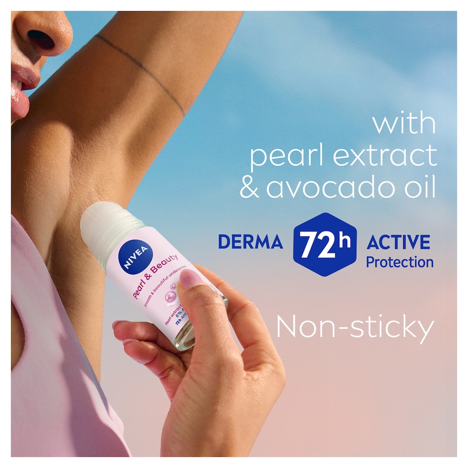image 1 of NIVEA Pearl & Beauty Anti-Perspirant Deodorant Roll-On 50ml