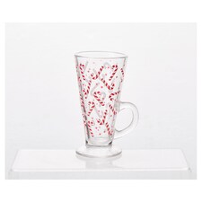 Tesco Candy Cane Latte Glass