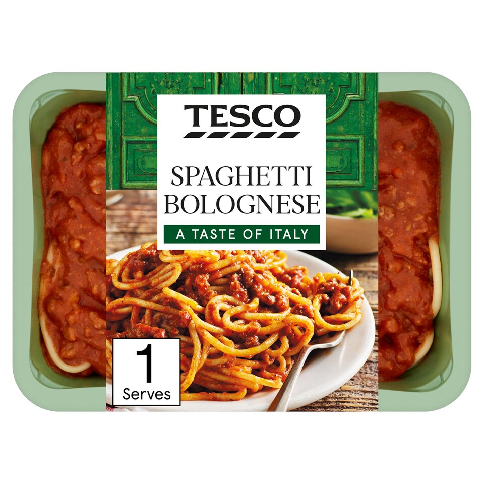 Tesco Spaghetti Bolognese 450G Tesco Groceries