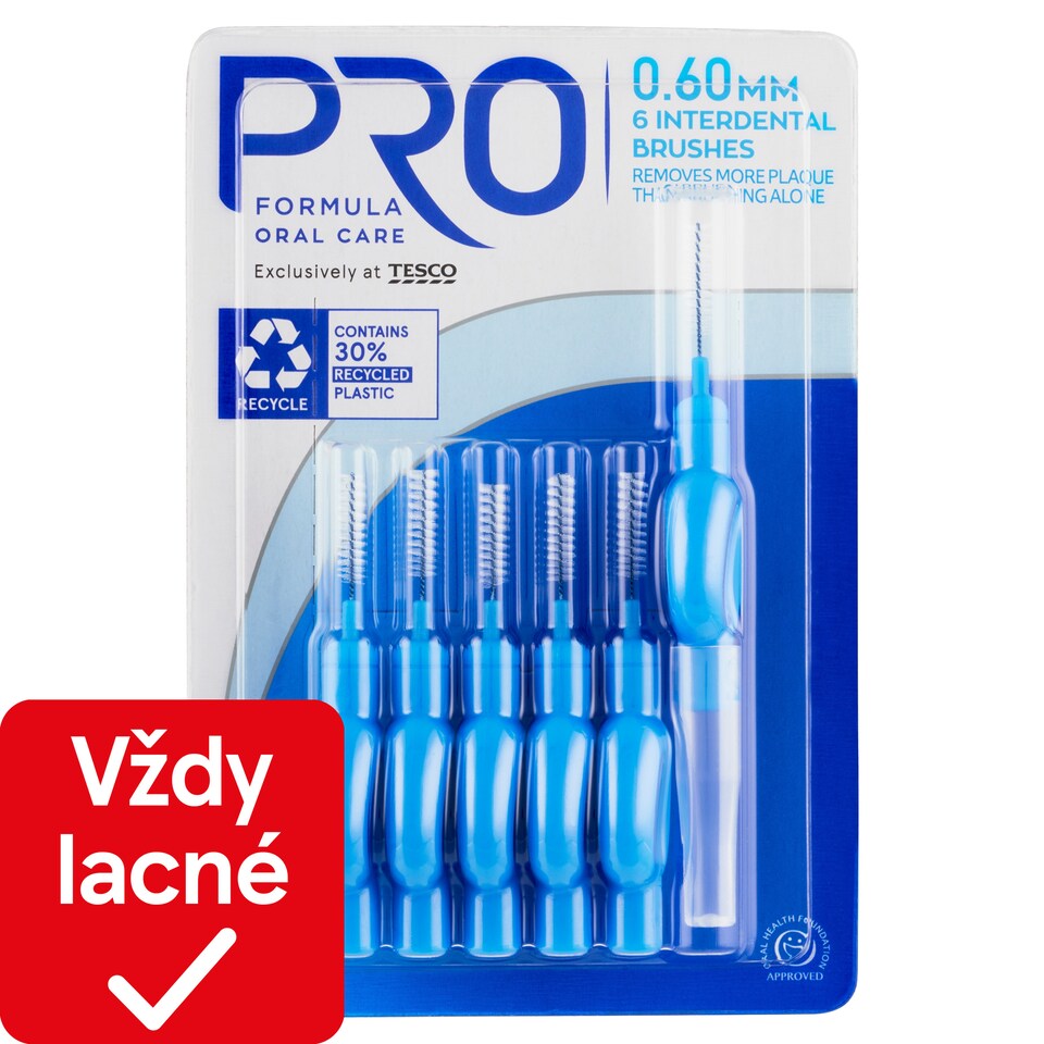 Pro Formula Medzizubné kefky 0,60 mm 6 ks