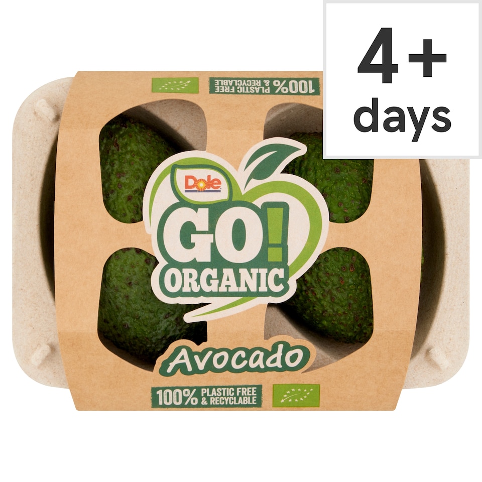 Dole Go Organic Avocado 2 Pack