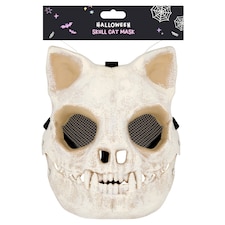 Halloween Skull Cat Mask