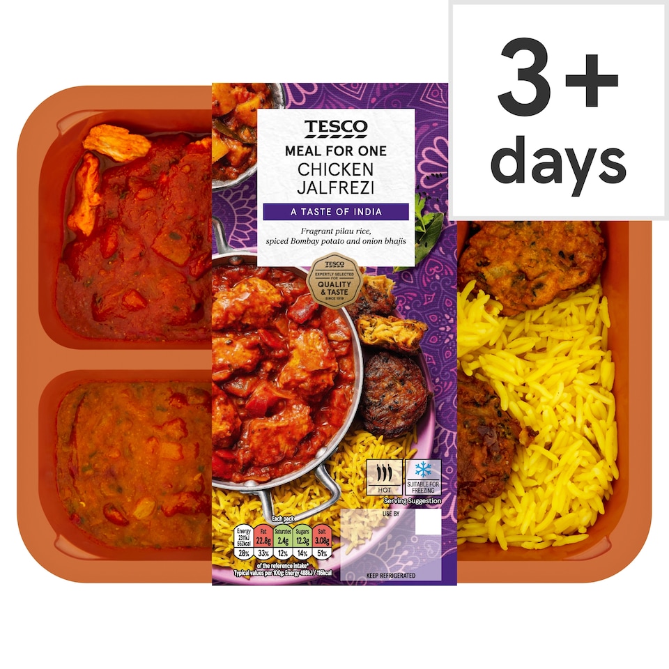 Tesco Meal For One Chicken Jalfrezi 500g