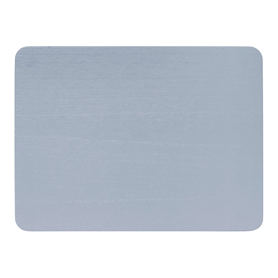 image 1 of  F&F Home Stone Blue Wooden Placemat 4 Pack 