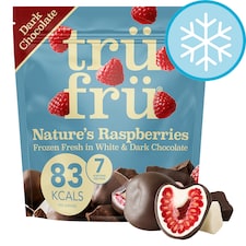 trüfrü Raspberry White & Dark Chocolate 200g
