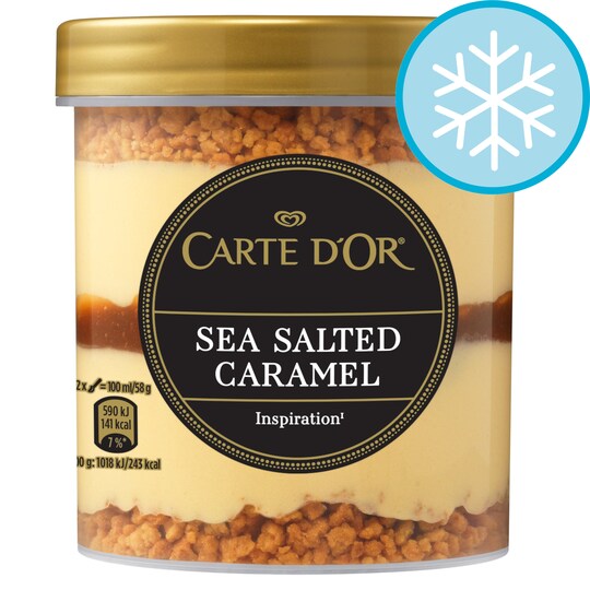 Carte D'or Sea Salted Caramel Ice Cream 430Ml Tesco Groceries