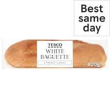 Tesco White Baguette 400G