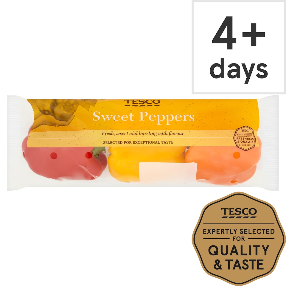 image 1 of Tesco Sweet Peppers 500G