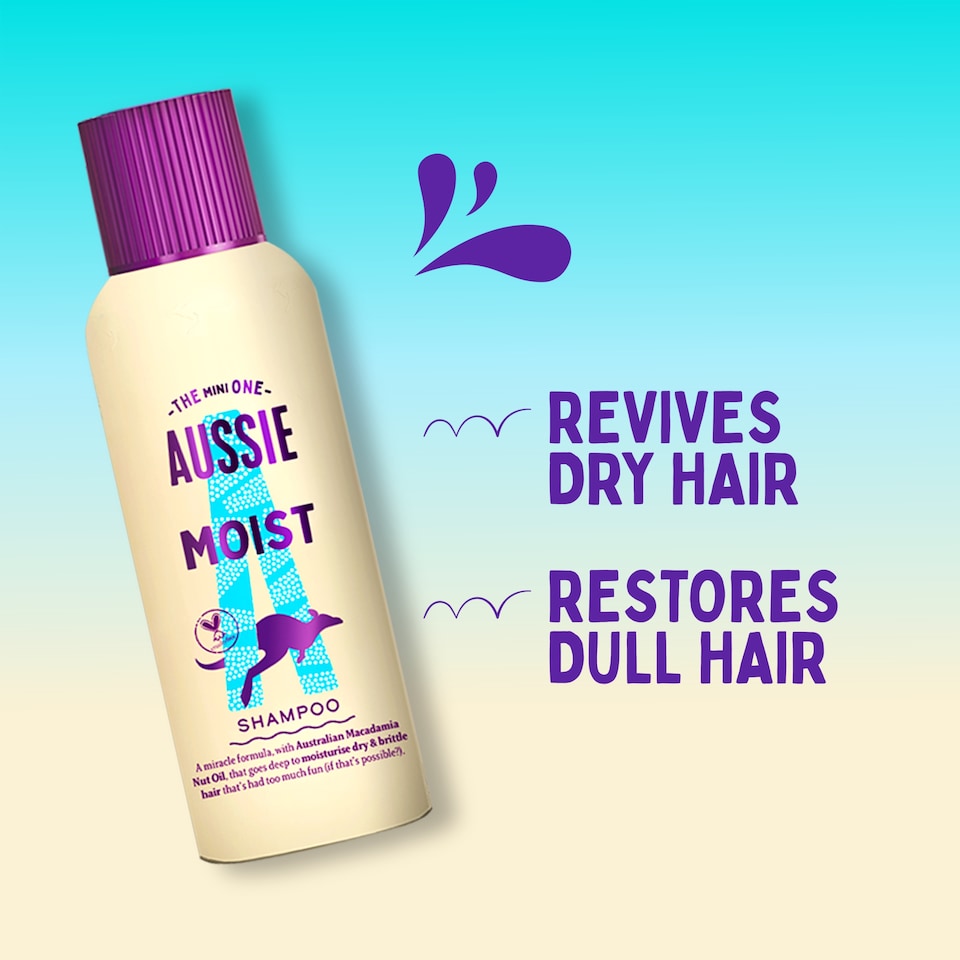 image 1 of Aussie Miracle Moist Shampoo 100Ml