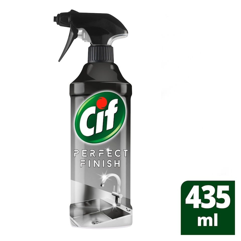 image 1 of Cif Perfect Finish Stainless Steel Spray Cleaner 435Ml
