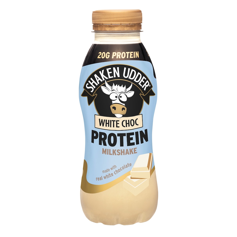image 1 of Shaken Udder White Choc Protein Milkshake 330ml