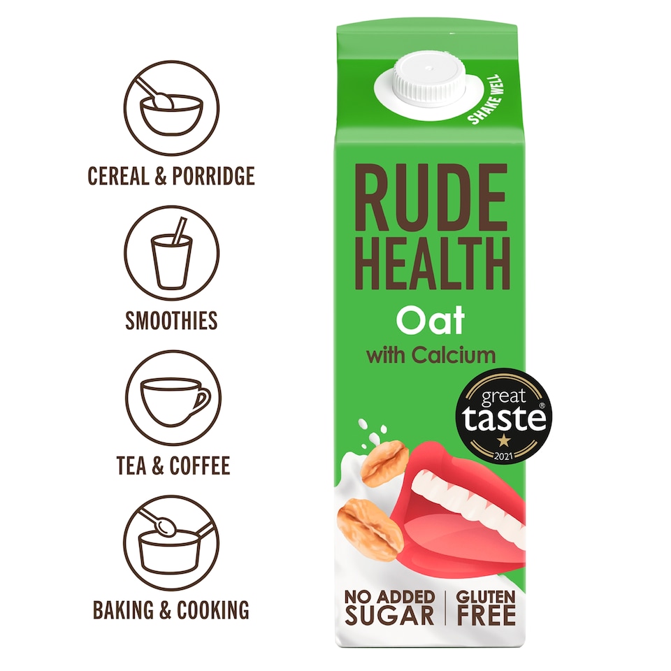 image 1 of Rude Health Organic Chilled Oat Drink 1Ltr