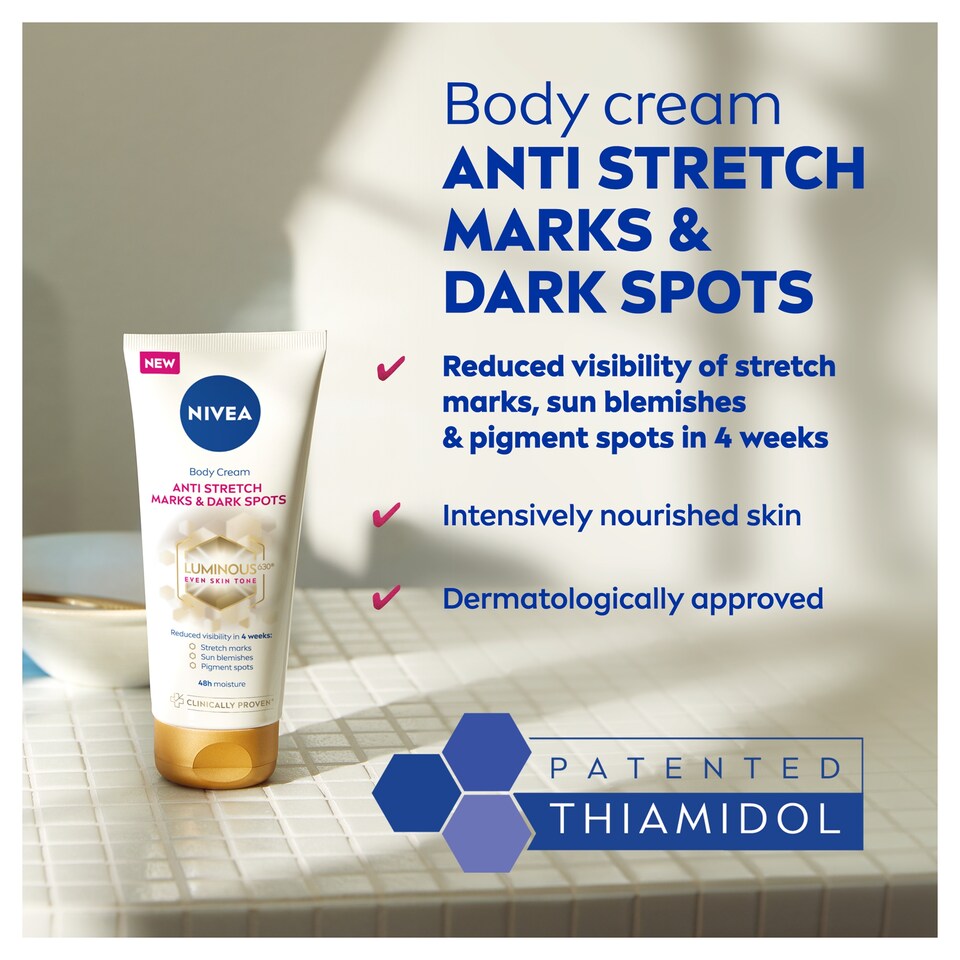 image 1 of NIVEA Luminous 630 Anti Stretch Marks & Dark Spots Body Cream 200ml