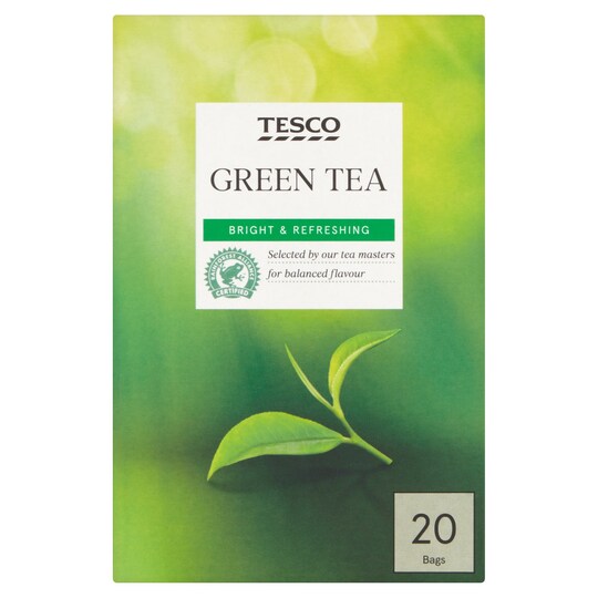Tesco Green Tea Bags 20'S 50G Tesco Groceries