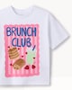 image 5 of F&F Girls 2-Piece Pure Cotton Brunch Club Set in White