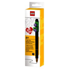 Lego Botanicals Gel Pen with Building Toy Pen Topper Lavender Flower