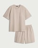 image 4 of F&F Cotton Rich Textured Short Pyjama Set in Multi