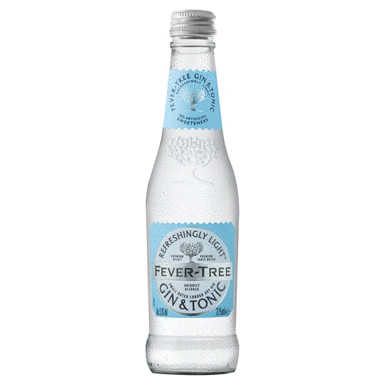 Fever Tree Light Gin & Tonic 275Ml Tesco Groceries