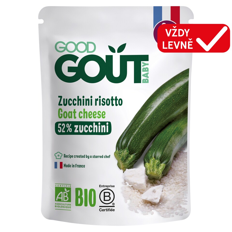 Good Gout Bio cuketové rizoto s kozím sýrem 190g