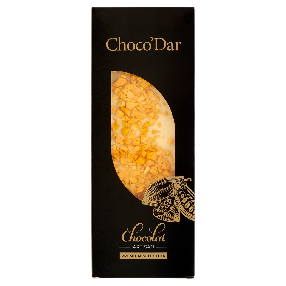 Choco'Dar Sprinkled White Chocolate Bar with Mango and Passion Fruit 100 g