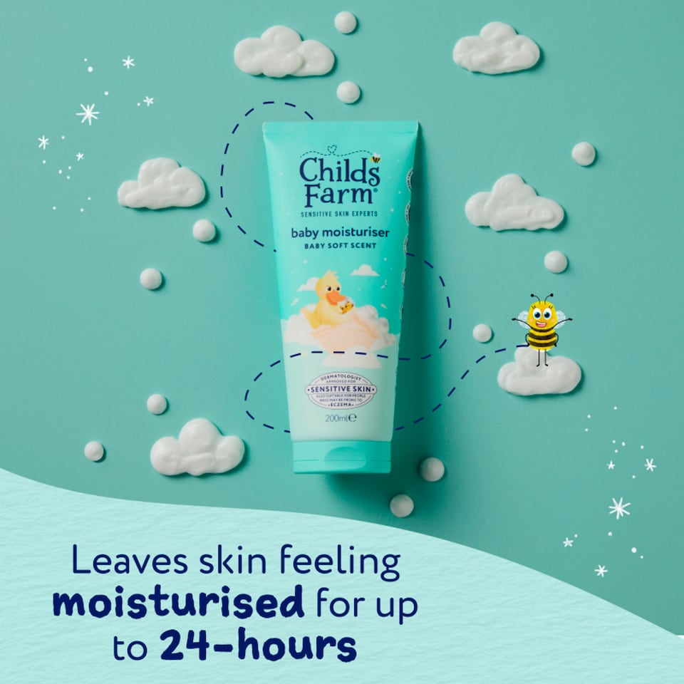 image 1 of Childs Farm Baby Moisturiser Mildly Fragranced 200ml